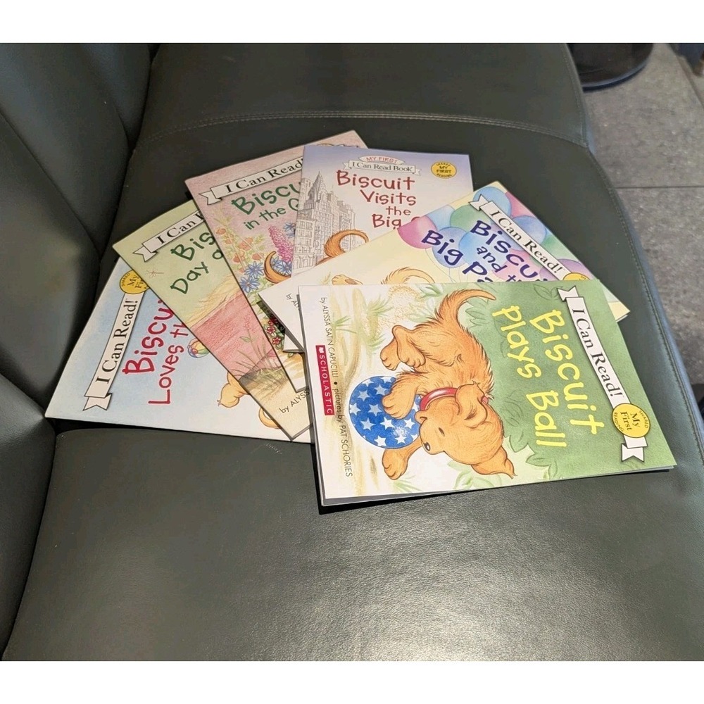 Biscuit I Can Read Book Lot 6 My First Readers Scholastic Homeschool Kids - Picture 2 of 4